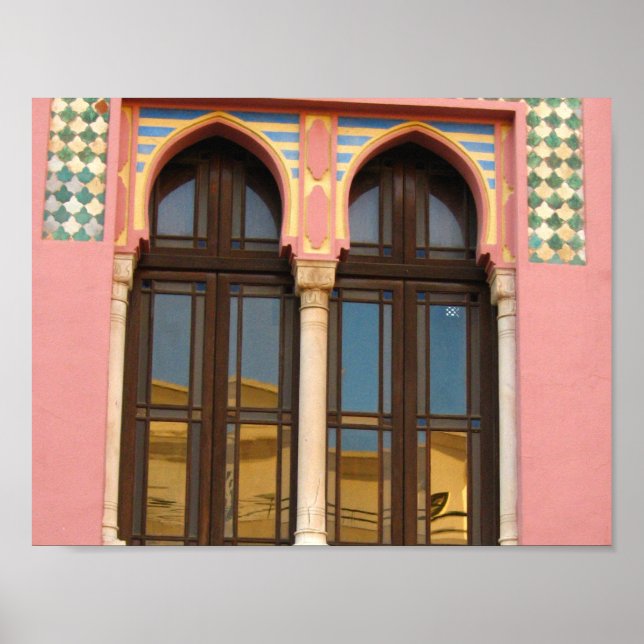 Pink Wall Window Photo Value Poster Paper (Matte) (Front)