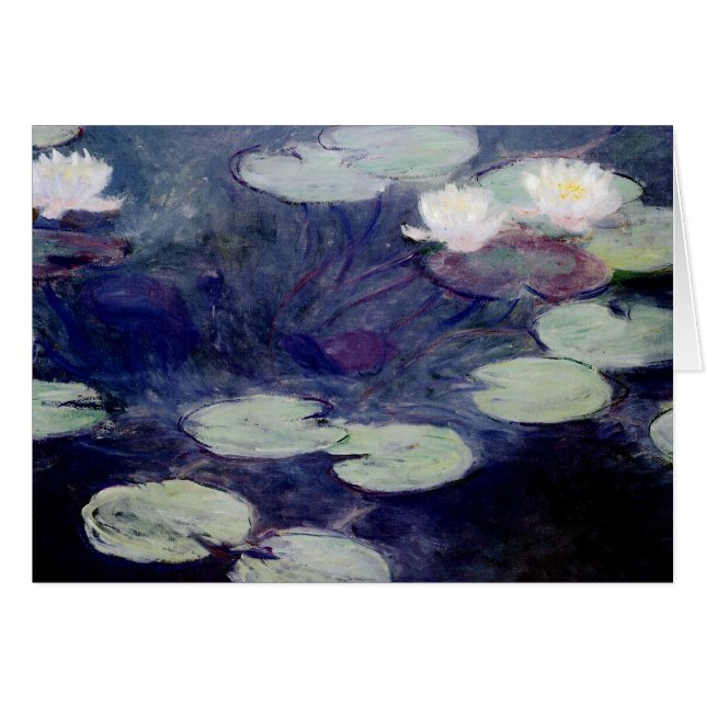 Pink Water-Lilies: 1897-99 by Monet (Front Horizontal)