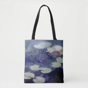 Pink Water-Lilies: 1897-99 by Monet Tote Bag