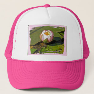 Pink Water-Lily Bud Hat
