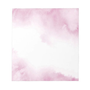 Pink Watercolor Abstract Frame Notepad