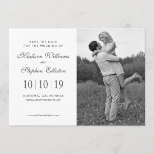 Pink Watercolor Blossom Pattern - Save the Date