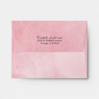 Pink Watercolor Envelope