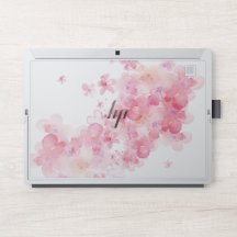 Pink Watercolor floral HP Elite x2 1013 G3