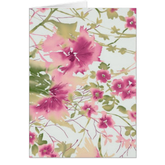 Pink Watercolor Flowers