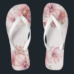 Pink Watercolor Flowers Shiny Glitter Modern Jandals<br><div class="desc">Pink Watercolor Flowers Shiny Glitter Modern Flip Flops. Unique,  beautiful,  stylish design. Easy to be personalised. Matching items are available.</div>