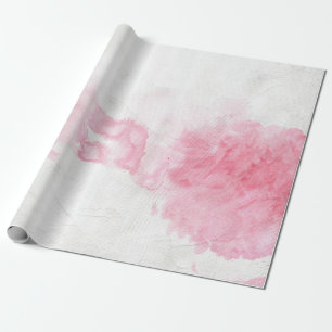 Pink Watercolor Gift Wrap