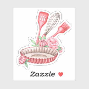 Pink Watercolor Kitchenware