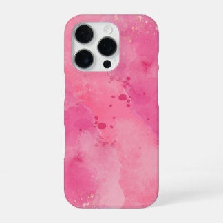 Pink Watercolor Linktree | iPhone 16 Pro Case