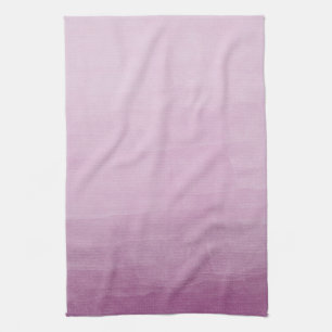Pink Watercolor Ombre Tea Towel