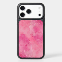 Pink Watercolor Splash Abstract Phone Case