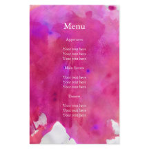 Pink Watercolor Wedding