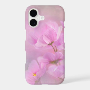 Pink Watercolor Wild Cosmos Flowers