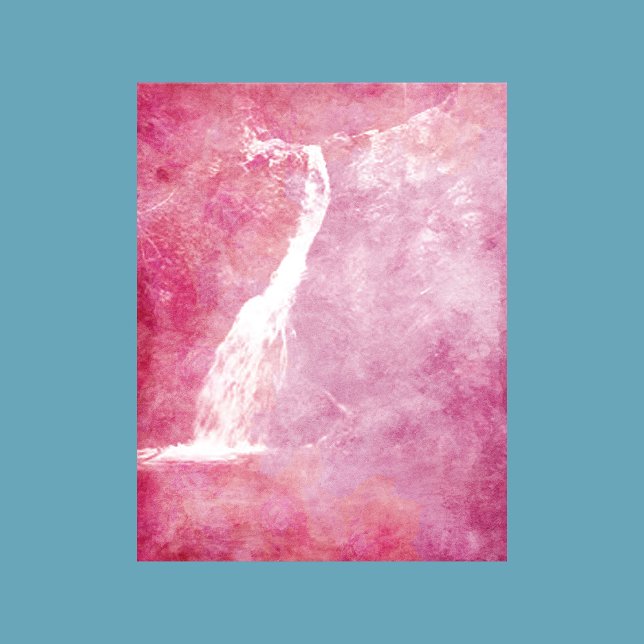 Pink Waterfall Scrapbook Paper (Creator Uploaded)