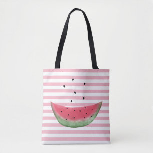 Pink Watermelon Custom Shoulder Tote bags