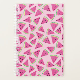 Pink Watermelon Fruit Summer Pattern Planner