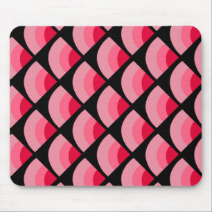 Pink Watermelon Inspired Pattern Desk Mat Mouse Pad