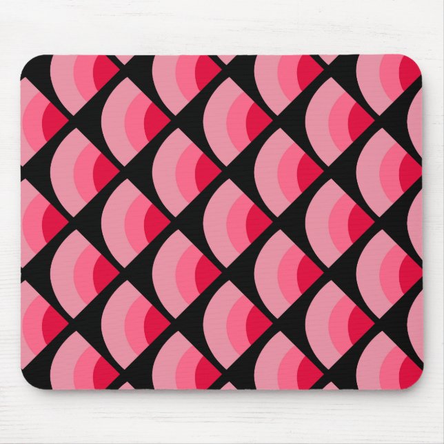 Pink Watermelon Inspired Pattern Desk Mat  Mouse Pad (Front)