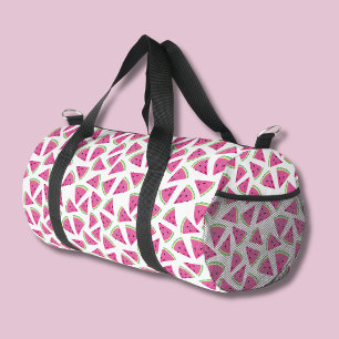 Pink Watermelon Pattern Duffle Bag