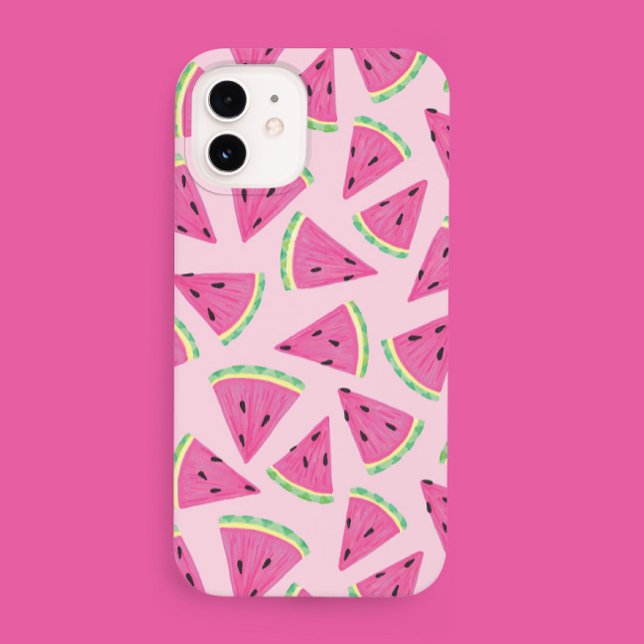 Pink Watermelon summer pattern Case-Mate iPhone Case (Creator Uploaded)