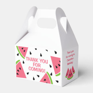 Pink Watermelon Thank You For Coming  Favour Box