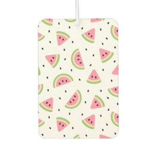 Pink Watermelons, Watermelon Seeds, Summer Pattern Car Air Freshener