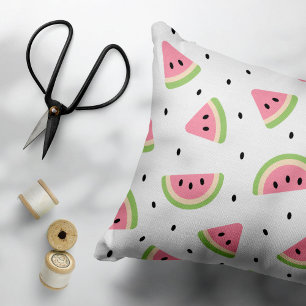 Pink Watermelons, Watermelon Seeds, Summer Pattern Pillowcase