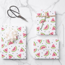 Pink Watermelons, Watermelon Seeds, Summer Pattern