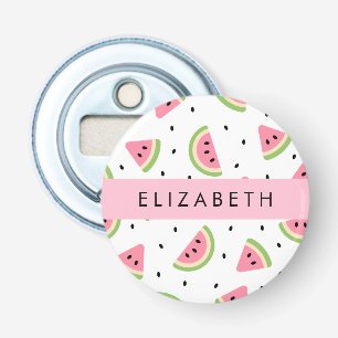 Pink Watermelons, Watermelon Seeds, Your Name Bottle Opener
