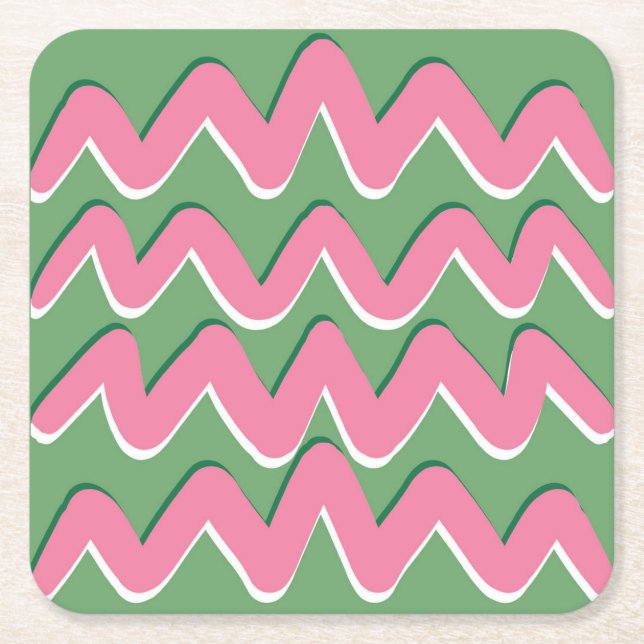 Pink Waves Coaster (Front)
