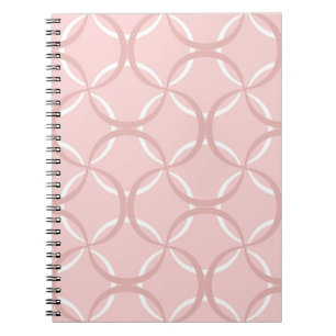 Pink Waves: Seamless Chic Pattern Notebook
