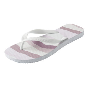 Pink Wavy Stripes Jandals