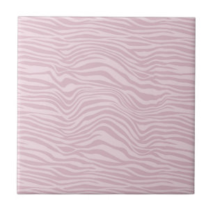 Pink Wavy Zebra Stripe Seamless Pattern Tile