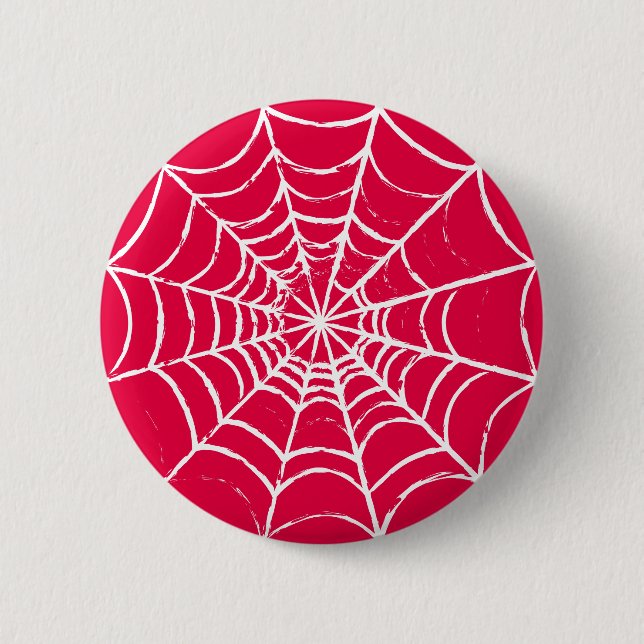 Pink Web 6 Cm Round Badge (Front)