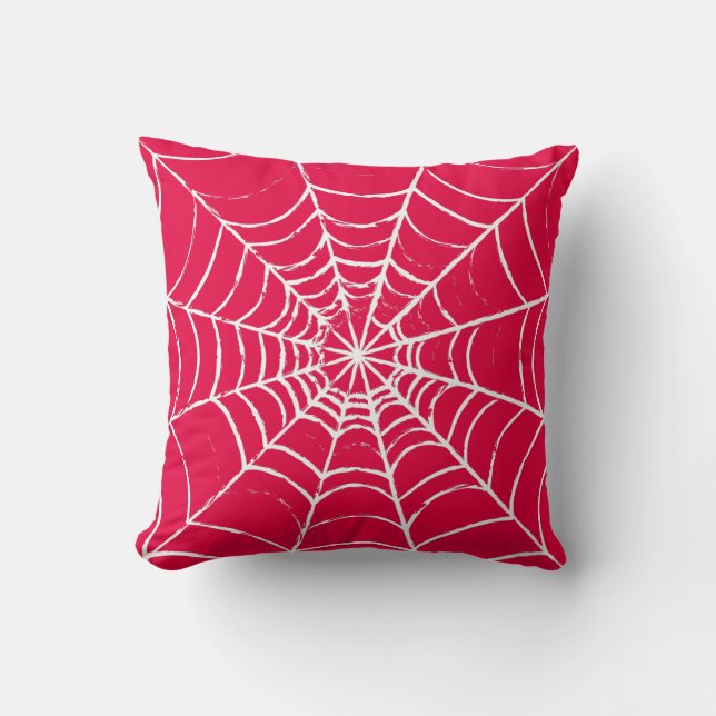 Pink Web Cushion (Front)