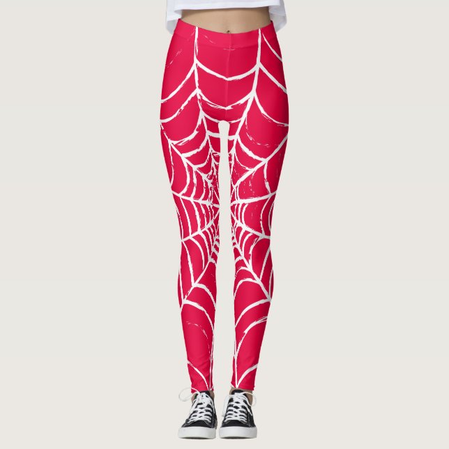 Pink Web Leggings (Front)