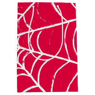 Pink Web Medium Gift Bag