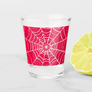 Pink Web Shot Glass