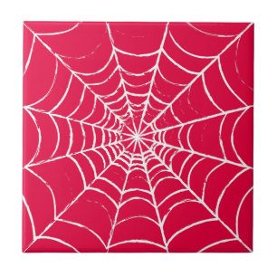 Pink Web Tile