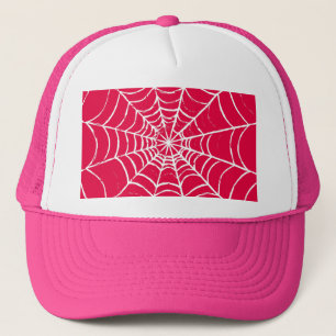 Pink Web Trucker Hat
