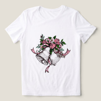 Pink Wedding Bells Personal Back Tri-Blend Shirt