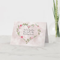 Pink Wedding Rose Heart