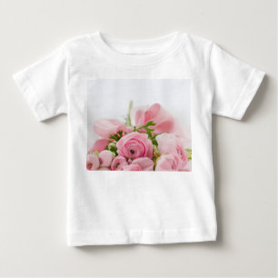 Pink Wedding Roses Baby T-Shirt