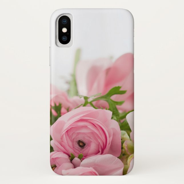 Pink Wedding Roses Case-Mate iPhone Case (Back)
