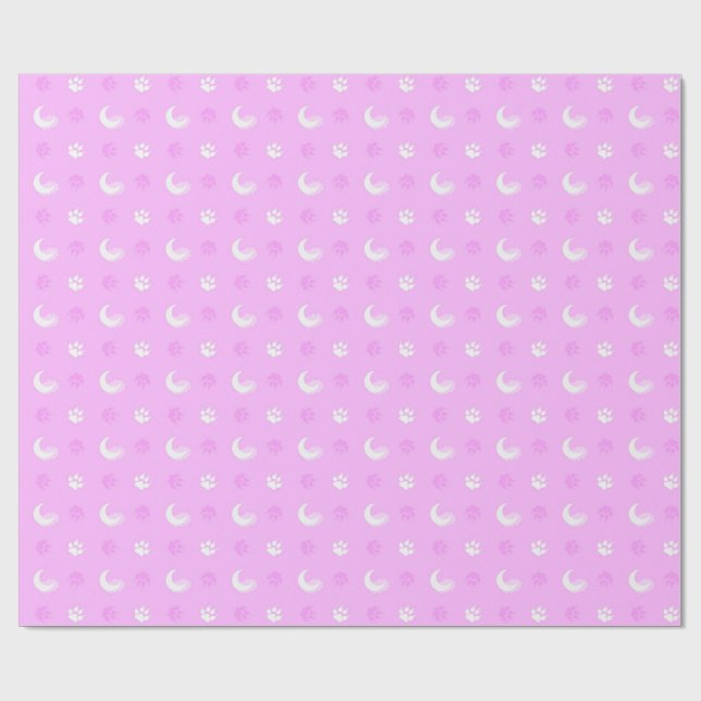 Pink Werewolf  Wrapping Paper (Flat)