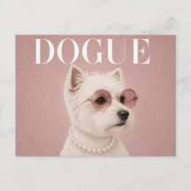 Pink West Highland White Terrier Dog