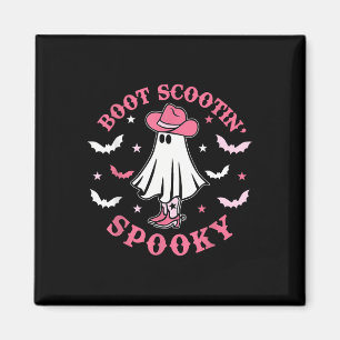 Pink Western Halloween Cowboy Ghost Boot Scootin S Magnet
