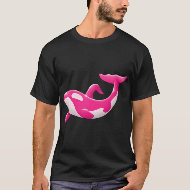Pink whale T-Shirt (Front)