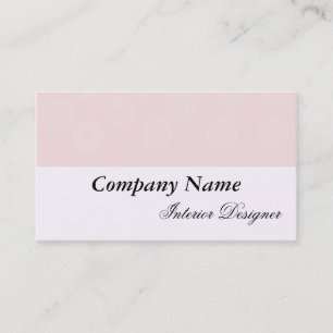 Pink Wheel Design Business Card