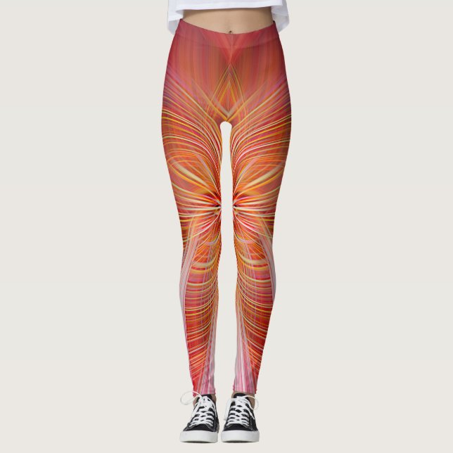 Pink Whispers  Leggings (Front)